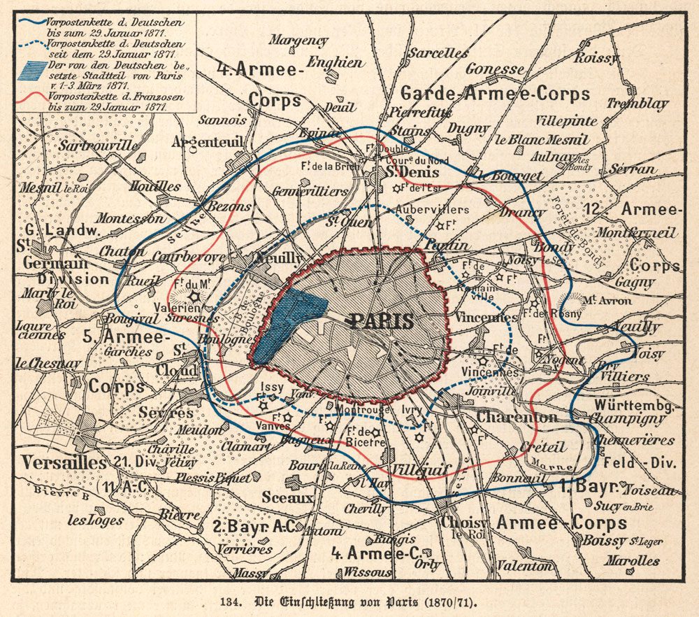 siege of paris hoard maps